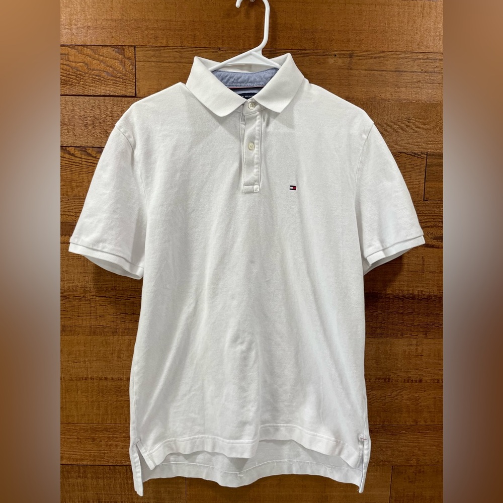 Tommy Hilfiger White Polo Shirt for Men